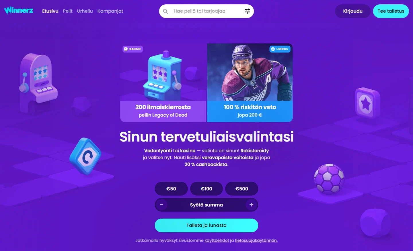 Tsars — 100% asti 300 € + 100 ilmaiskierrosta